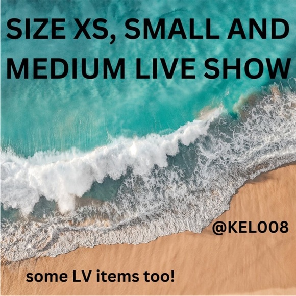 Stop by my live show for sizes XS, Small and Medium! - Picture 1 of 1
